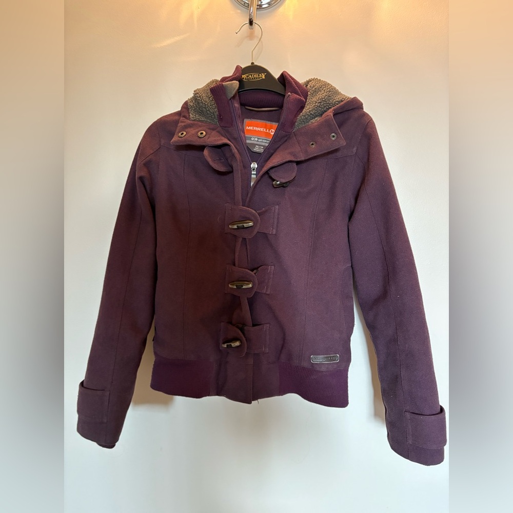 Merrell Purple Ski Jacket with Hood